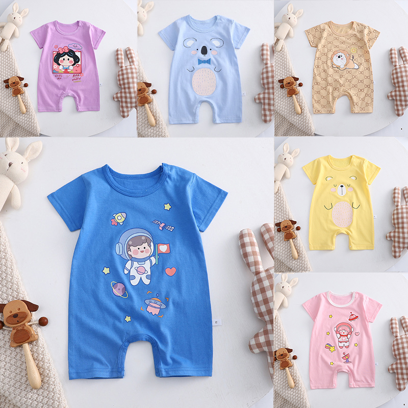 Áo Liền Quần Thời Trang Phong Cách ins Cho Bé Sơ Sinh