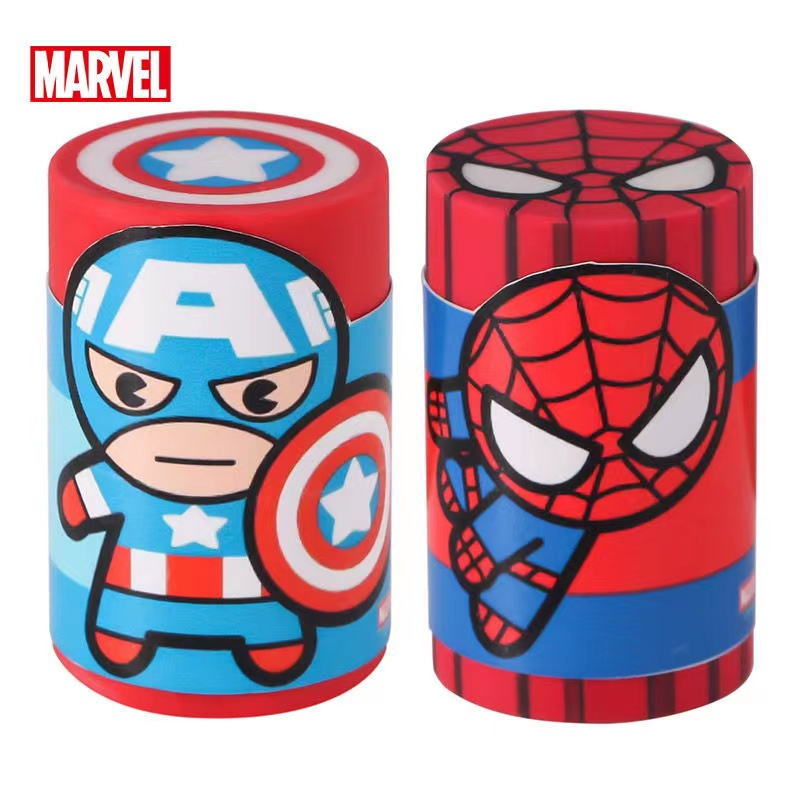 Cục Tẩy Bút Chì Hình spiderman captain America mini Dành Cho Học Sinh
