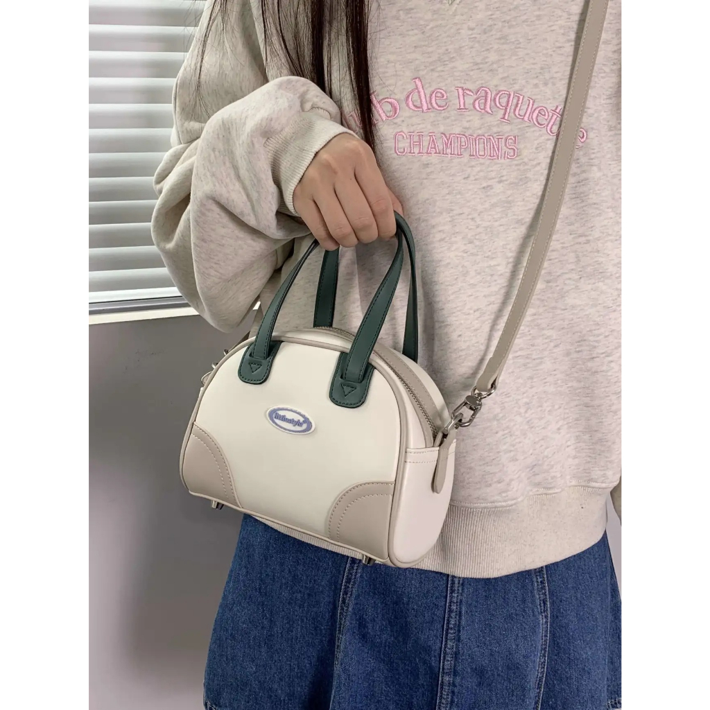 Túi Xách Boston Đeo Vai Phong Cách Thời Trang Retro Dành Cho Nữ