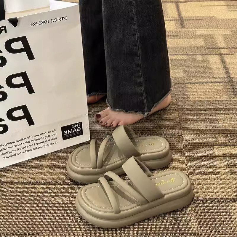 C＆S  Dép sandal nữ Hở Ngón Đế Dày Có Quai Cài 2023NEW Mùa hè Kiểu Dáng Thời Trang B98G1TI 35Z230901