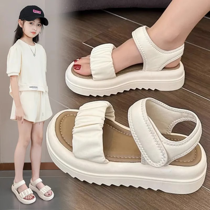 C＆S  Dép sandal nữ Hở Ngón Đế Dày Có Quai Cài 2023NEW Mùa hè Kiểu Dáng Thời Trang B98G1U8 36Z230904