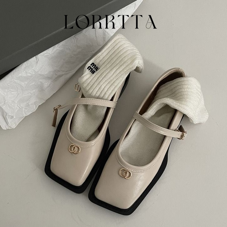 LORRTTA Dép sandal nữ Hở Ngón Đế Dày mary jane Mùa hè Kiểu Dáng Thời Trang B28G1AV 34Z230823