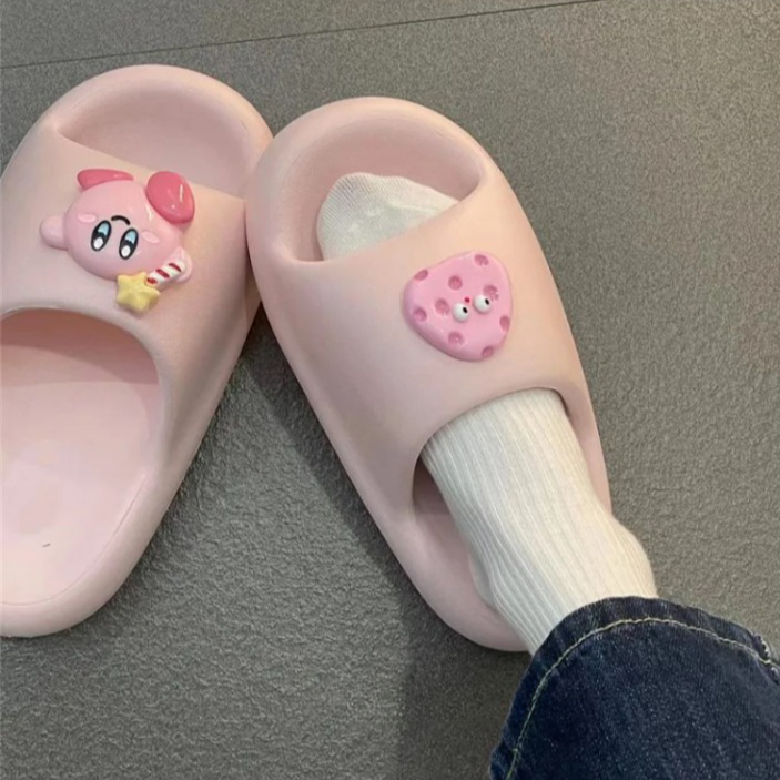 Dễ Thương Dép Sandal Đế Dày Họa Tiết Hoạt Hình Xinh Xắn