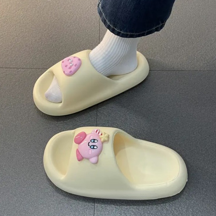 Dễ Thương Dép Sandal Đế Dày Họa Tiết Hoạt Hình Xinh Xắn