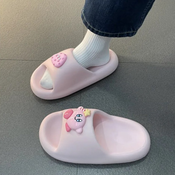 Dễ Thương Dép Sandal Đế Dày Họa Tiết Hoạt Hình Xinh Xắn
