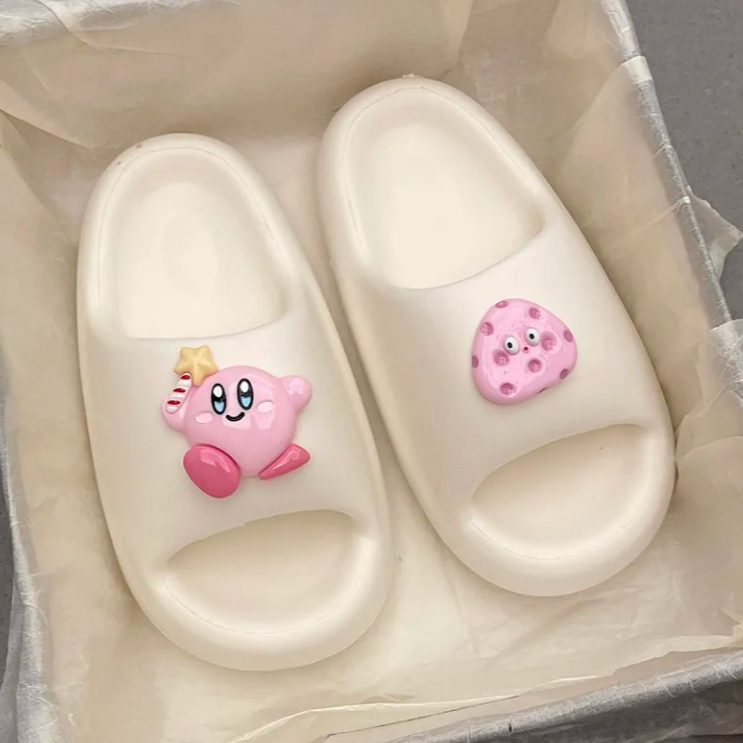 Dễ Thương Dép Sandal Đế Dày Họa Tiết Hoạt Hình Xinh Xắn