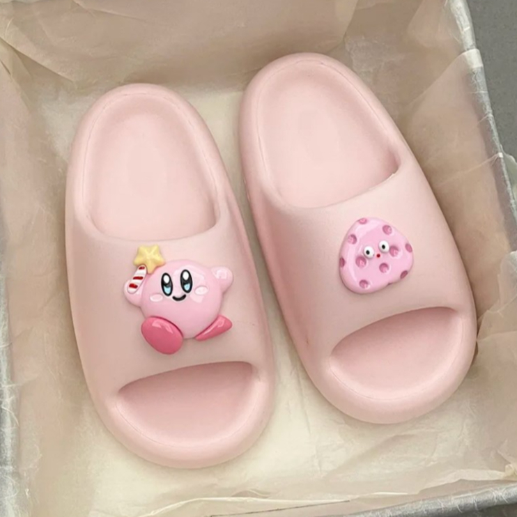 Dễ Thương Dép Sandal Đế Dày Họa Tiết Hoạt Hình Xinh Xắn