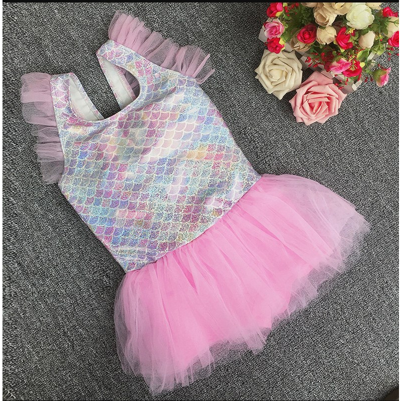 Bộ Đồ Bơi Thể Thao Tay Ngắn Chống Nắng Nhanh Khô Thời Trang Mùa Hè Cho Bé Gái