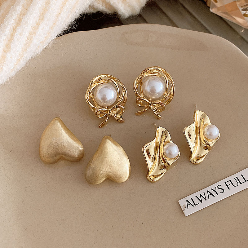 Bông Tai Hợp Kim Đơn Giản Thời Trang Cho Nữ