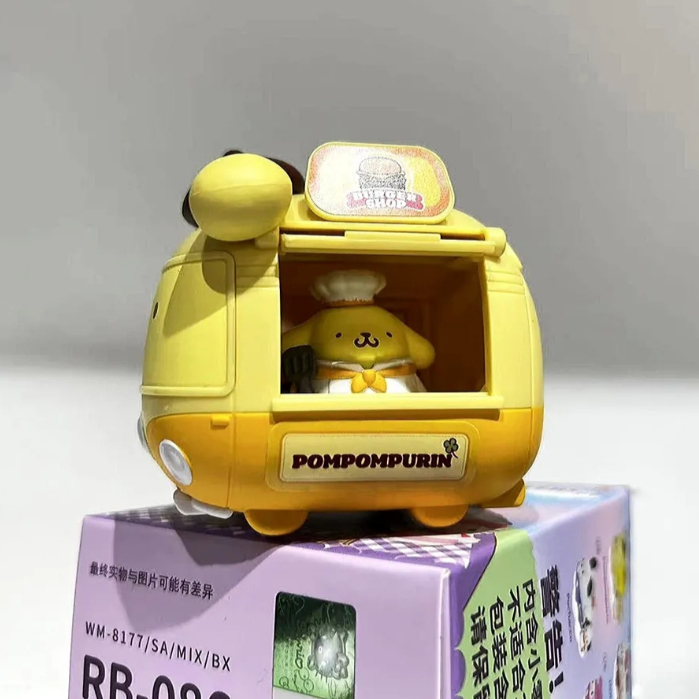 Sanrio Hộp Bí Ẩn Thức Ăn Nhanh Phiên Bản Xe Tải kuromi melody Tai To pacha kt