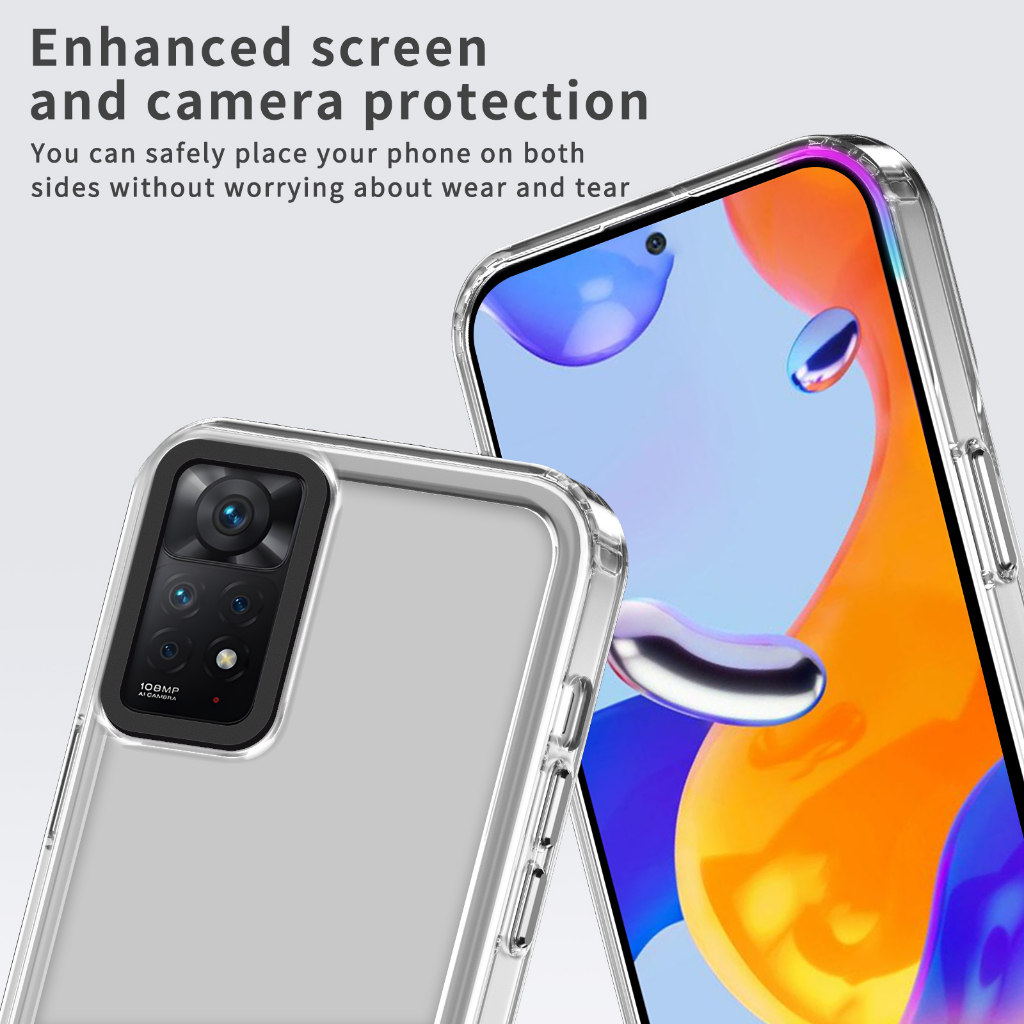 Ultra Ốp Điện Thoại Silicon pc Siêu Mỏng Cho xiaomi redmi note 11 pro 4g 5g / redmi note 11 4g 5g / note 11s 4g / redmi note 12 pro plus 4g 5g