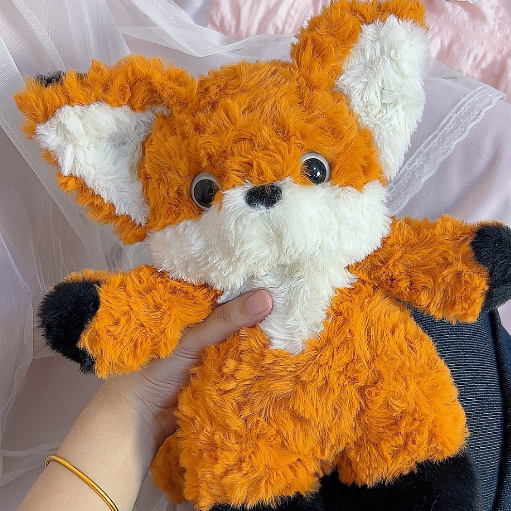 Dễ Thương Thú Nhồi Bông Hình Chú Cáo Đuôi To Đáng Yêu