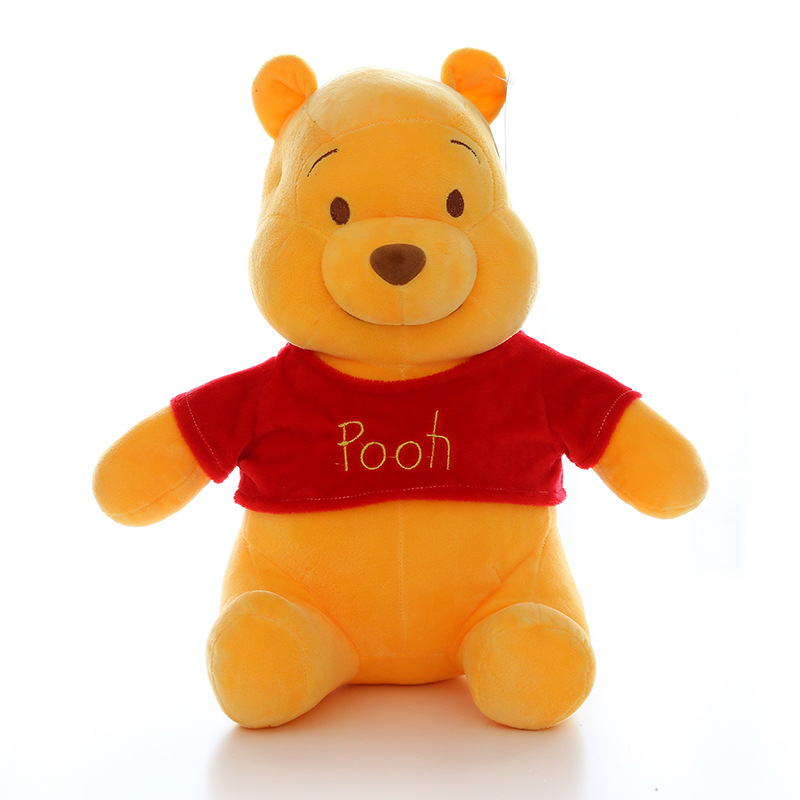 Mới Thú Nhồi Bông Hình Chú Gấu pooh Đang Ngồi Kích Thước 25-45cm