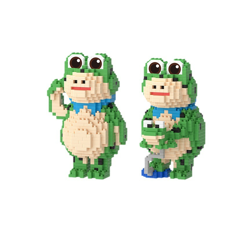 Đồ Chơi Lắp Ráp Hình Chú Ếch Nhỏ Dễ Thương Cho Bé
