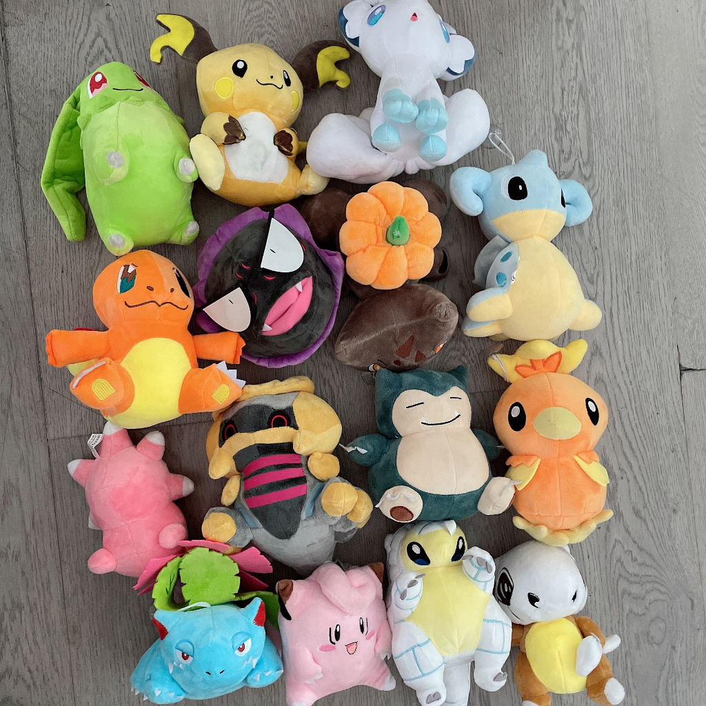 Thú Nhồi Bông Hình pikachu eevee 15 Kiểu Đáng Yêu Cho Bé