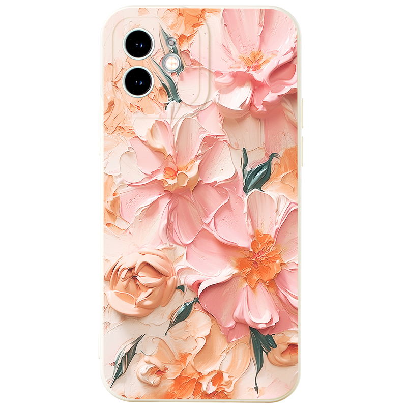 Ốp điện thoại JURSUE dễ thương đẹp hoa mềm Cho IPHONE 15 14 13 12 11 PRO MAX SE 2020 X XR XS ip 8 7 6 6S PLUS XYH2156