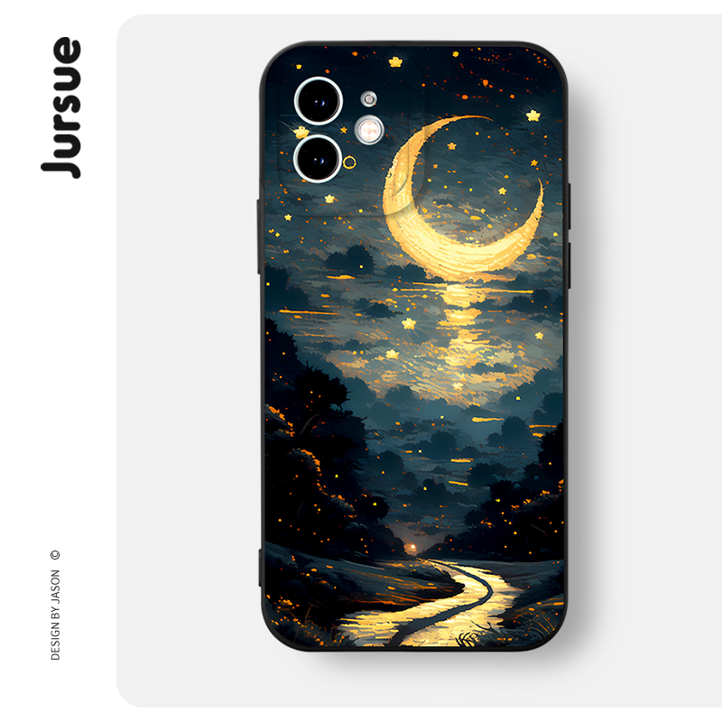 Ốp điện thoại JURSUE cặp đôi dễ thương đẹp vintage Cho IPHONE 15 14 13 12 11 PRO MAX SE 2020 X XR XS ip 8 7 6 6S PLUS XYH159