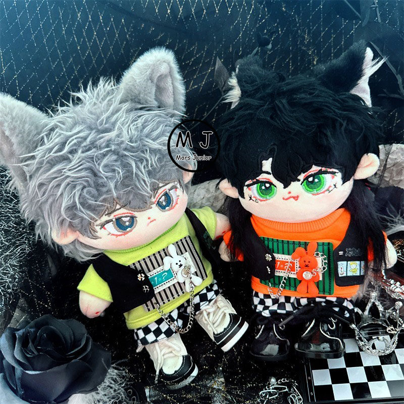 Áo Thun In Hình Nhóm Nhạc k-pop 20cm Thời Trang Cho Búp Bê Nhóm Nhạc k-pop seventeen got7 nct127 gong jun Smith