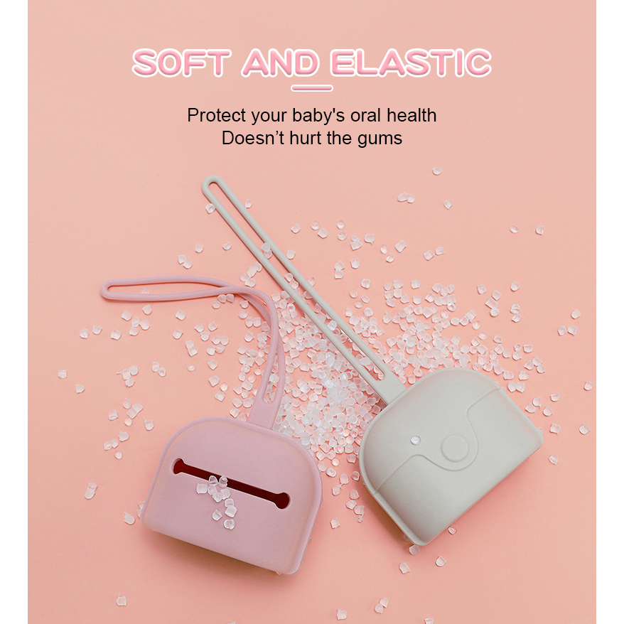 Hộp Đựng Núm Vú Giả Bằng Silicon Tiện Dụng Cho Bé Sơ Sinh