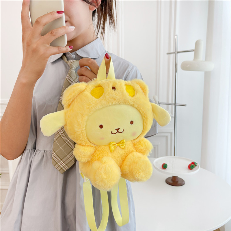Túi búp bê đồ chơi sang trọng Sanrio Kuromi hoạt hình dễ thương