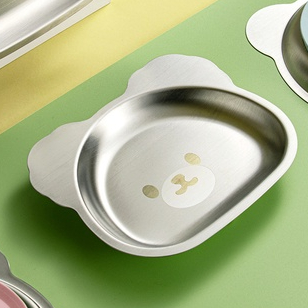 Đĩa ăn inox 304 Chén inox 304 Đĩa cơm lưới trẻ em Đĩa giảm mỡ Đĩa phân phối thức ăn Đĩa ăn Đĩa giảm cân Đĩa giảm cân Đĩa định lượng