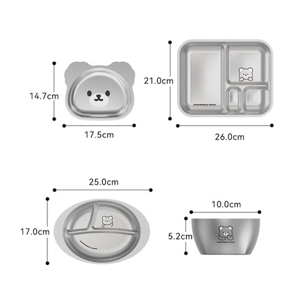 Đĩa ăn inox 304 Chén inox 304 Đĩa cơm lưới trẻ em Đĩa giảm mỡ Đĩa phân phối thức ăn Đĩa ăn Đĩa giảm cân Đĩa giảm cân Đĩa định lượng