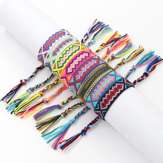 Mới set 12 Vòng Tay Bện Dây Phong Cách bohemian Cho Nữ