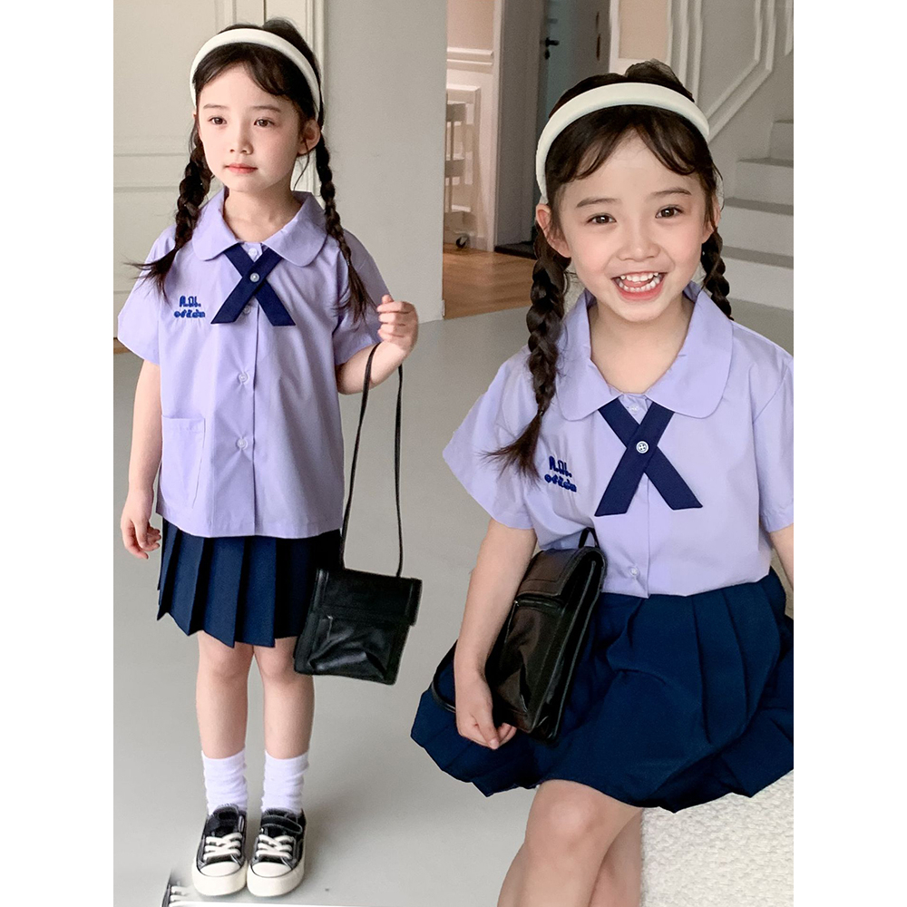 Bộ Đồng Phục Học Sinh Phong Cách Thái Lan Thiết Kế Xinh Xắn Đồng Phục Học Sinh Tiểu Học Cho Trẻ em