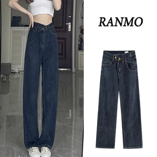 RANMO quần jean quần nữ đùi Thời trang hàn quốc A97L3AZ