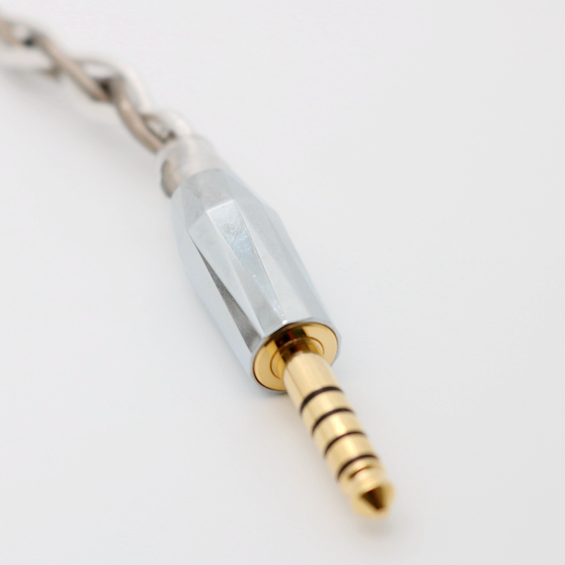 Xinhs Dây Cáp Nâng Cấp Tai Nghe 4 Lõi Pha Lê Mạ Bạc