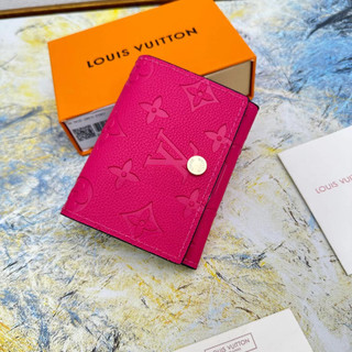 Ví da bò hiệu lv louis vuitton dập nổi hai lớp kích thước nhỏ m58456