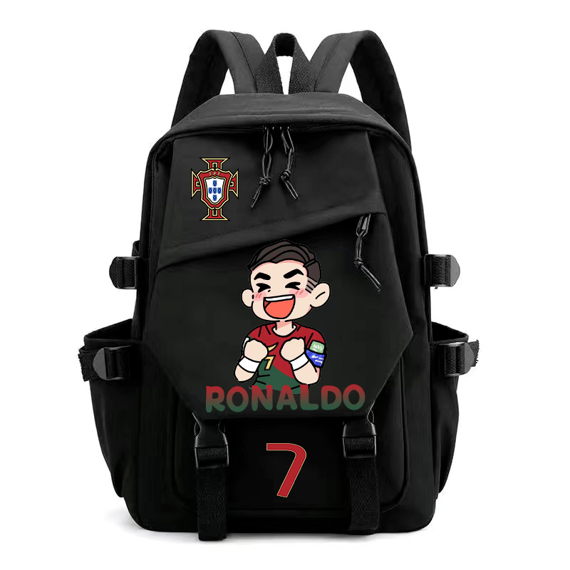 Hàng Có Sẵn Balo Đi Học Cỡ Lớn Hình Ngôi Sao Bóng Đá Cho Nam Và Nữ