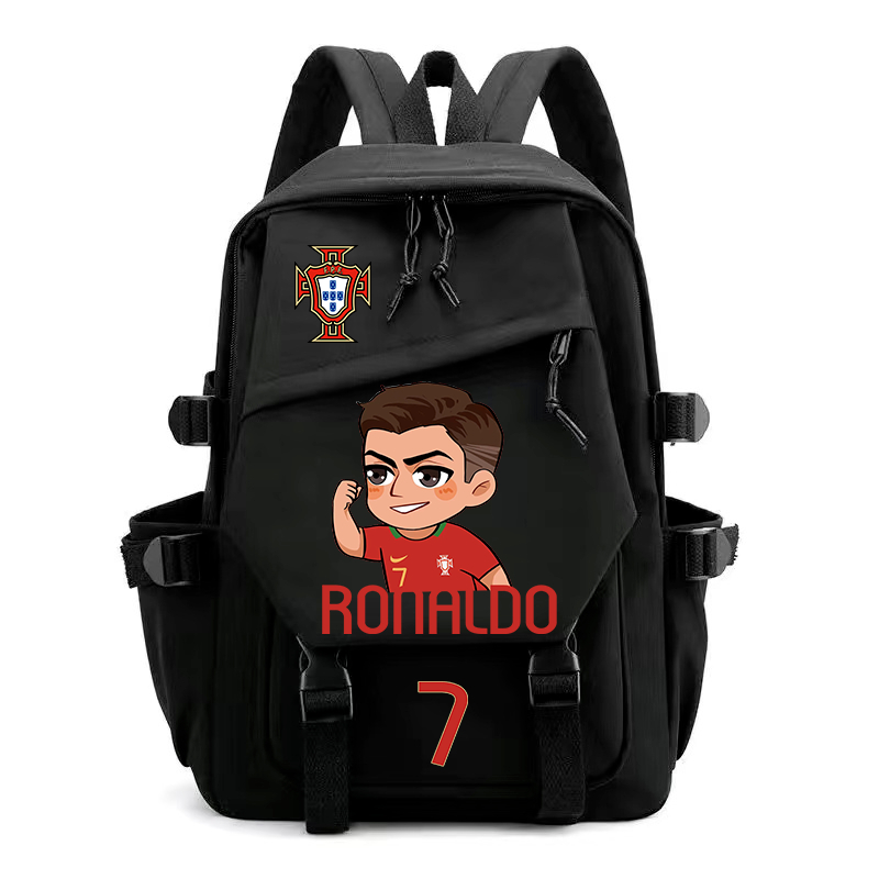 Hàng Có Sẵn Balo Đi Học Cỡ Lớn Hình Ngôi Sao Bóng Đá Cho Nam Và Nữ