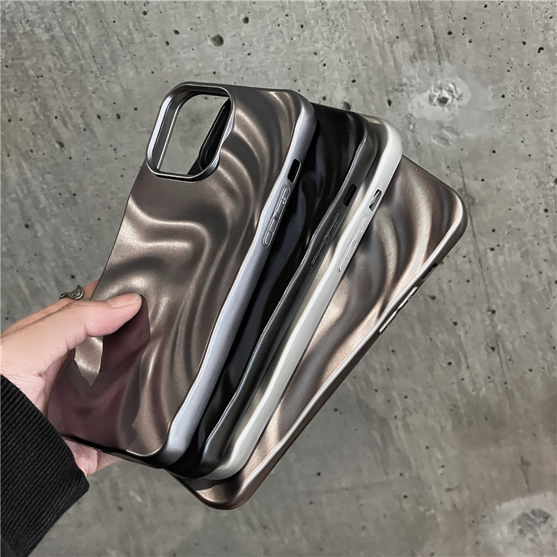 Ốp Điện Thoại Mềm Nhám Kiểu Gấp Nếp Nhăn Cho iphone15 15pro 15promax 14promax 14 14pro 13 13pro 13promax 12 12pro 12promax 11