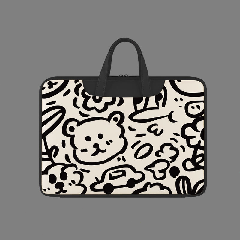 Túi đựng máy tính xách tay bằng da pu dễ thương túi đựng máy tính xách tay chống va đập chống nước 12 13,3 14,1 15 15,6 16,1 inch