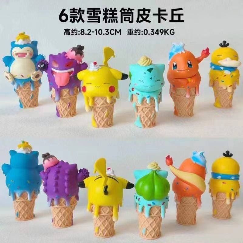 ❤Hàng Sẵn Sàng❤ Mô Hình Nhân Vật Pokemon / Que Kem / Pikachu / Ếch Hạt Pabimon