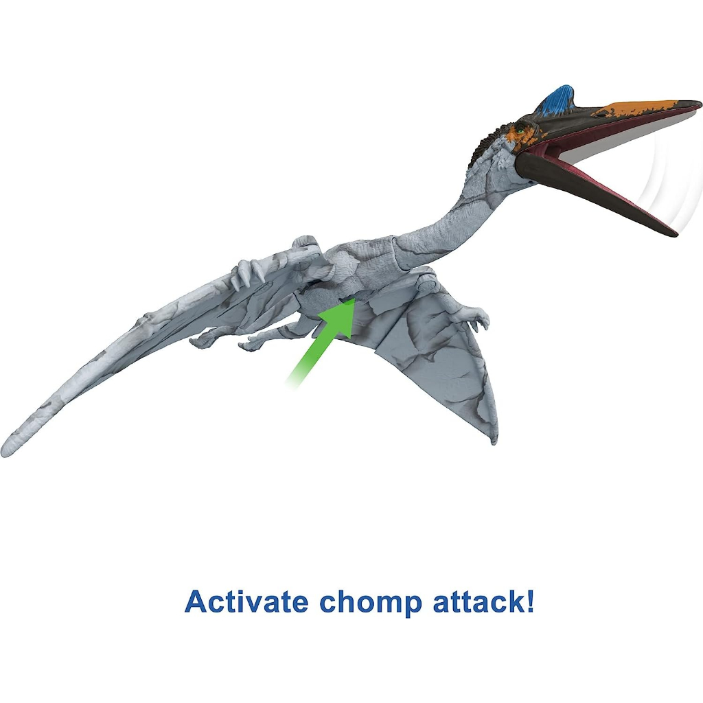 Jurassic World Dominion Massive Action Quetzalcoatlus Dinosaur Action Figure Toy with Attack Motion, Plus Downloadable App & AR HDX48 Jurassic world dominion Mô Hình Đồ Chơi Hành Động Chitzalcoatlus Khủng Long Cử Động Với Cảm Xúc Có Thể Tải Xuống hdx48