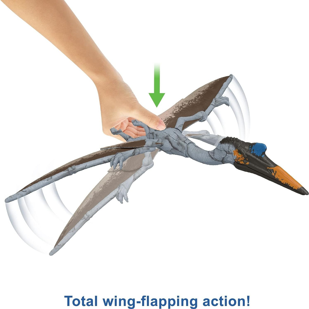 Jurassic World Dominion Massive Action Quetzalcoatlus Dinosaur Action Figure Toy with Attack Motion, Plus Downloadable App & AR HDX48 Jurassic world dominion Mô Hình Đồ Chơi Hành Động Chitzalcoatlus Khủng Long Cử Động Với Cảm Xúc Có Thể Tải Xuống hdx48