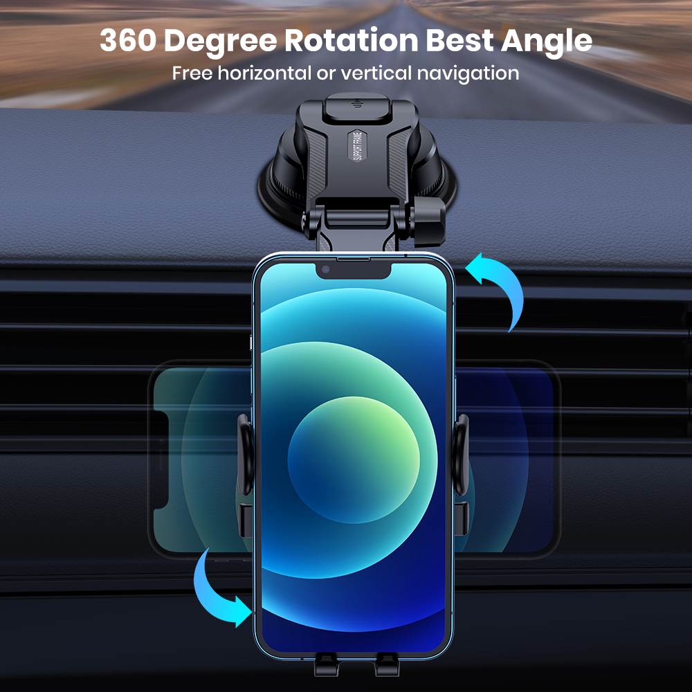 Topk Giá Đỡ Điện Thoại Có Giác Hút Gắn Xe Hơi Cho iphone 13 12 pro xiaomi poco