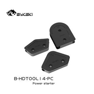 Bykski Bộ 3 Khuôn Làm Ống Hai Góc Bằng abs Đa Năng 12mm / 14mm / 16mm Cho Ống Dẫn Thú Cưng