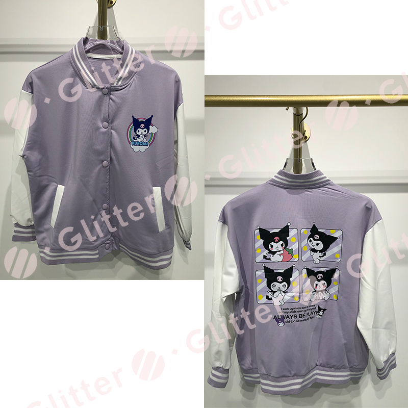 Hoạt Hình Áo Khoác hoodie In Hình sanrio kuromi Thời Trang Thu Đông Cho Bé Gái