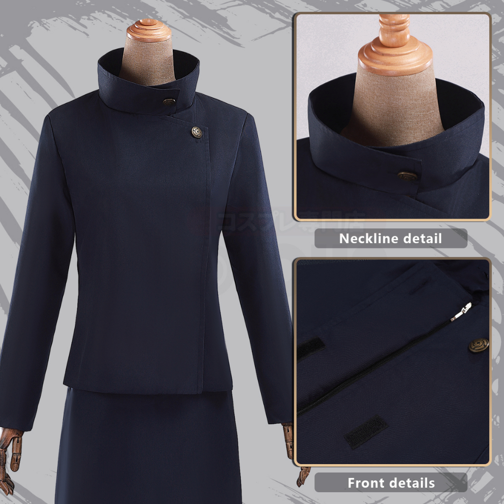 Holoun Bộ Tóc Giả Hóa Trang anime Jujutsu Kaisen Mangaa leiri shoko Cosplay