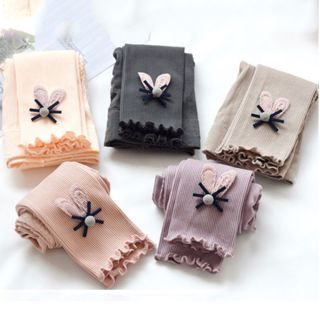 Beibeiyin Quần Legging Lửng Ôm Dáng Phong Cách Hàn Quốc Mới Cho Bé Gái