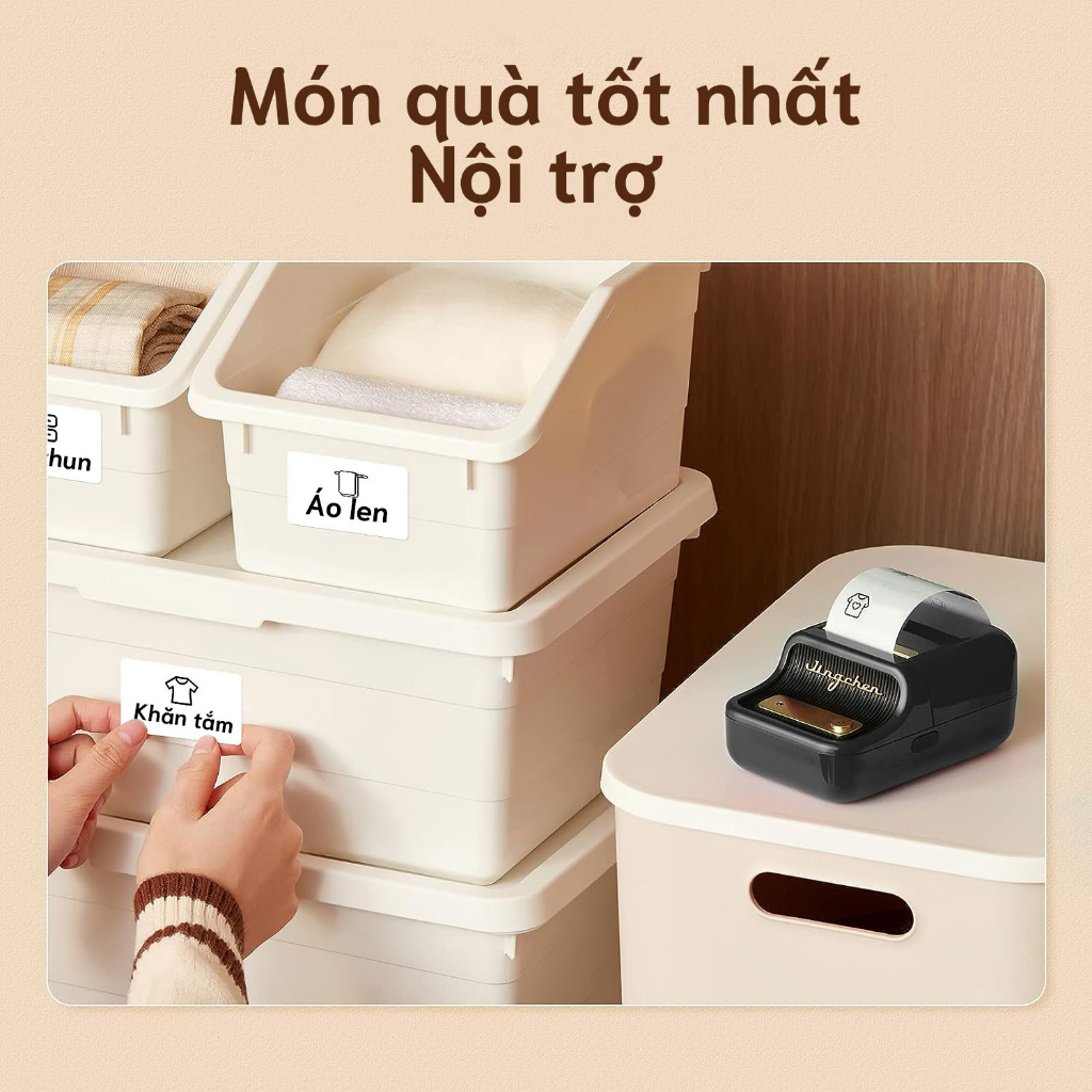 Máy in nhãn NIIMBOT B21 B1 không dây Bluetooth nhiệt di động với băng cho văn phòng và gia đình