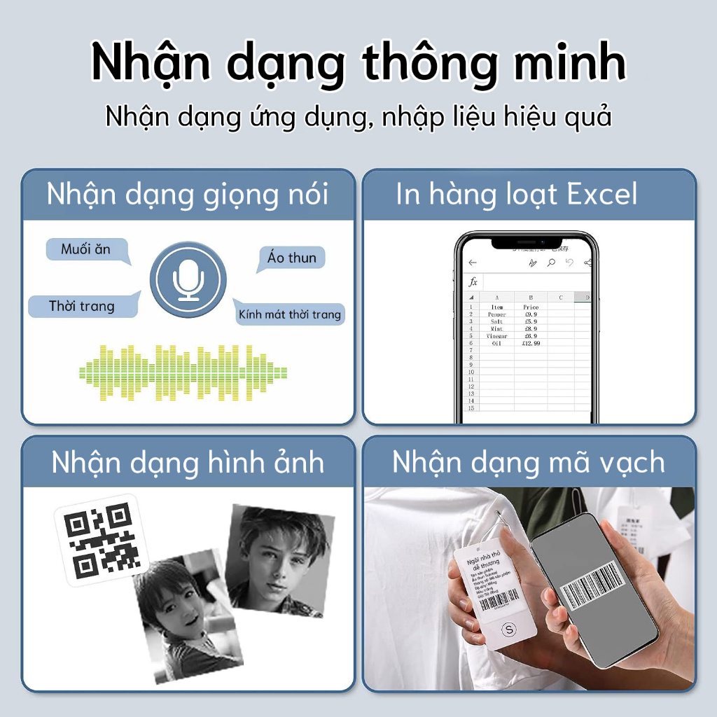 Máy in nhãn NIIMBOT B21 B1 không dây Bluetooth nhiệt di động với băng cho văn phòng và gia đình