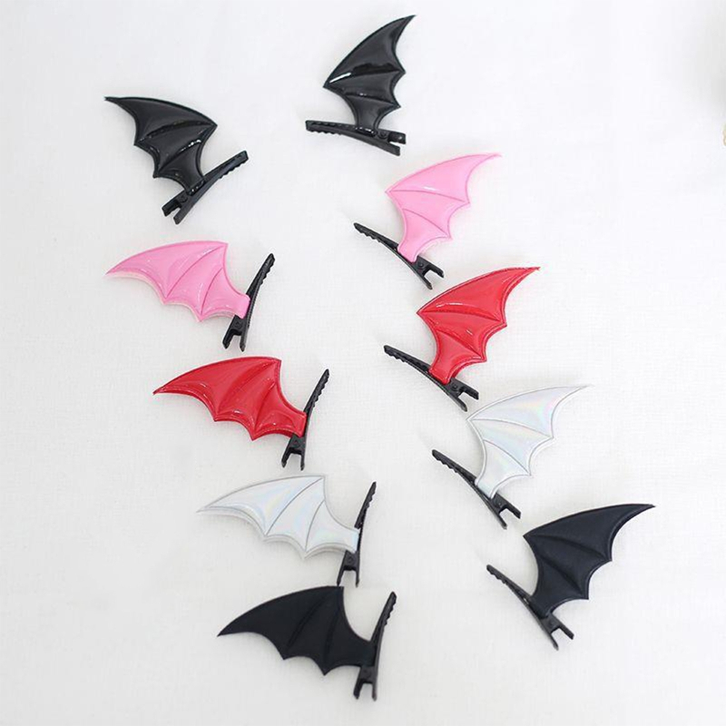 Kẹp Tóc Hình Cánh Dơi Chống Trượt Hóa Trang Halloween Cho Nữ