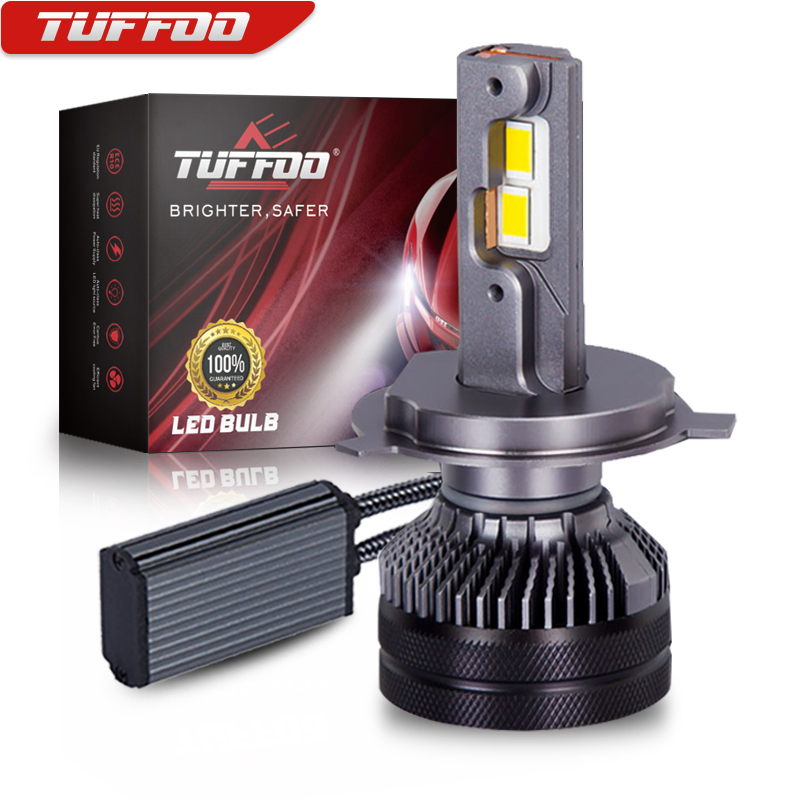 1 Đèn Pha led h4 hs1 60w 12500lm 4300k Ánh Sáng Trắng Ấm 3000k Vàng 6000k Cho sniper150 fz150i rouser Ns200Klx150 cbr400