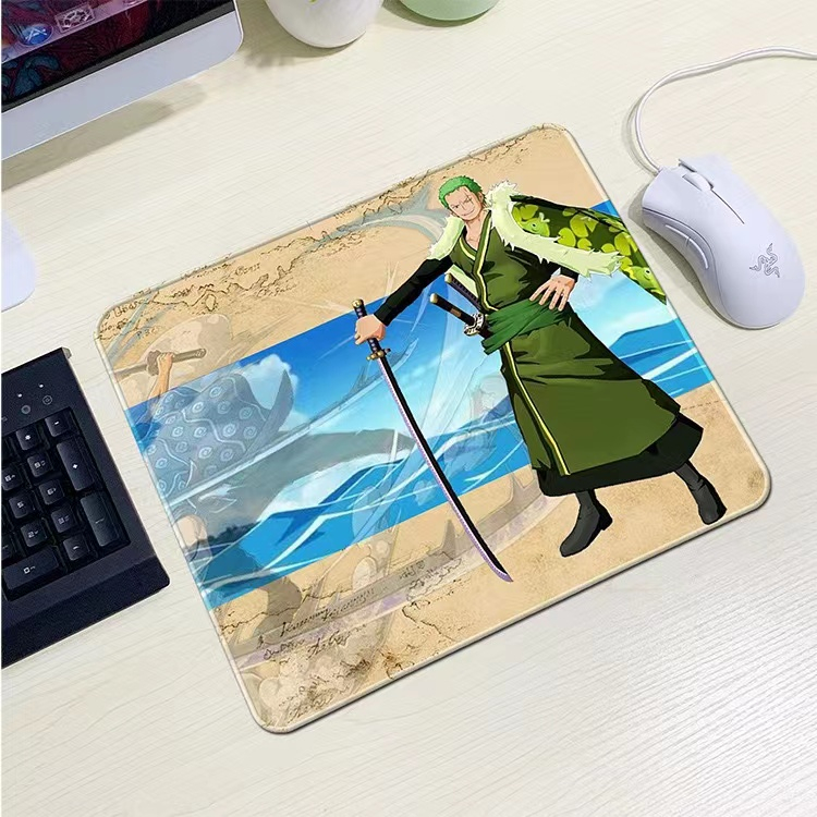 One Tấm Lót Chuột Và Bàn Phím Cỡ Nhỏ In Họa Tiết Hoạt Hình anime Dễ Thương