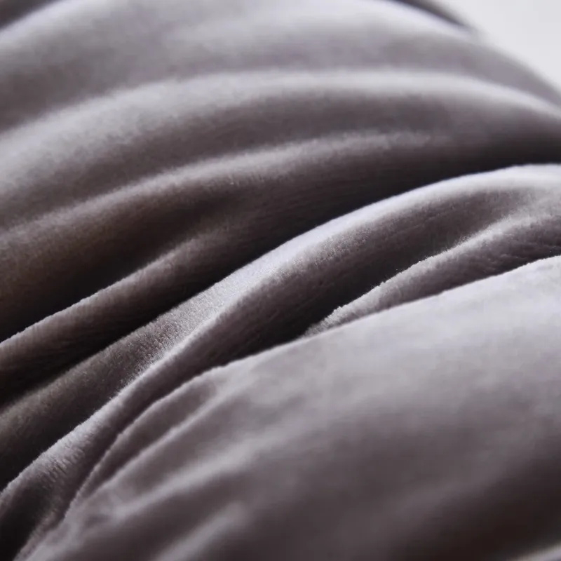 Vỏ Gối Đôi Dài Bằng Lông Cừu San Hô Dày Dặn