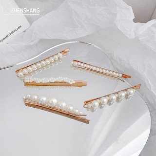 Kẹp tóc đính ngọc trai phong cách Hàn Quốc ins dễ thương cho nữ